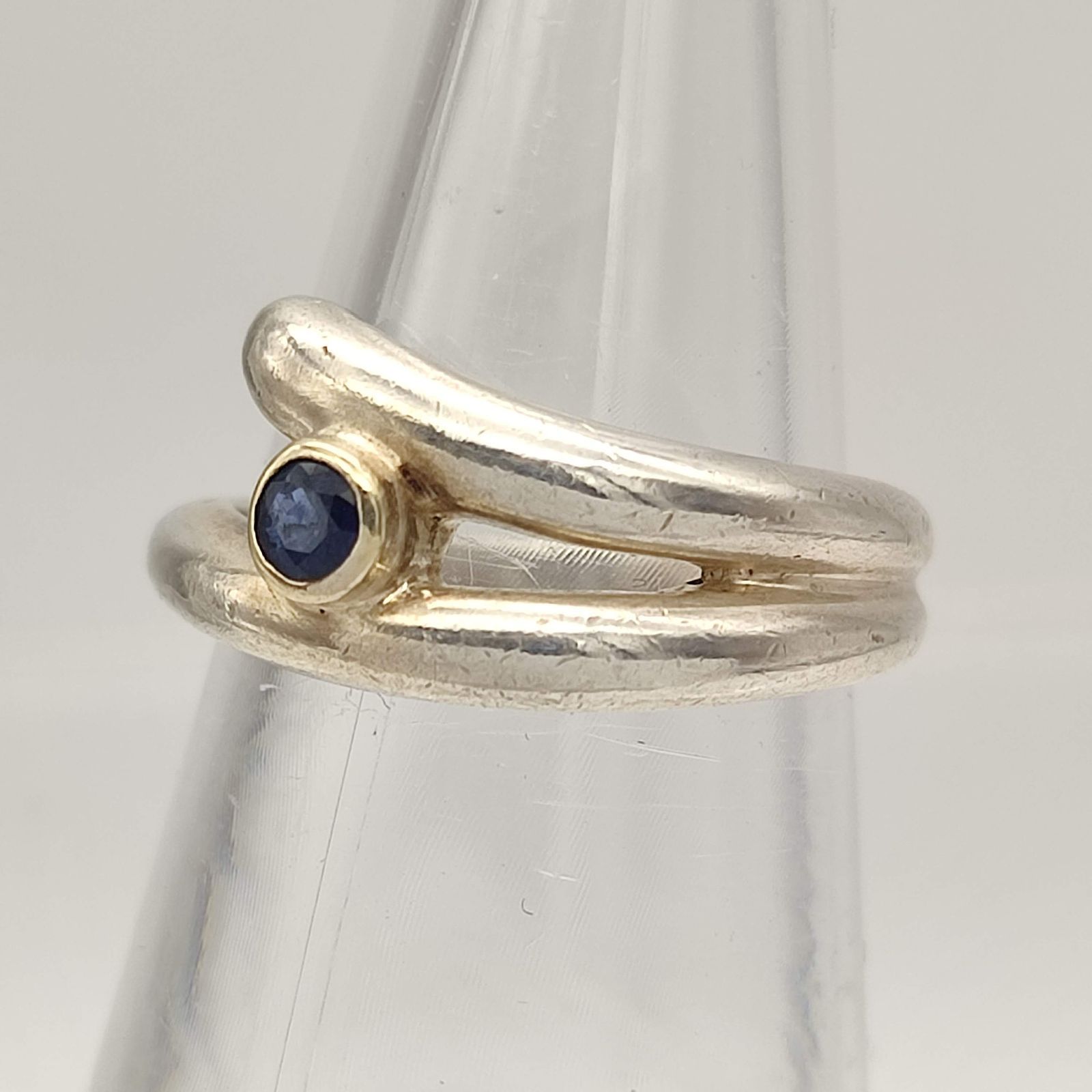 い*ん様 インプレッセ　k18 silver コンビリング インプレッセ k18 silver コンビリング ゴールドとシルバーの