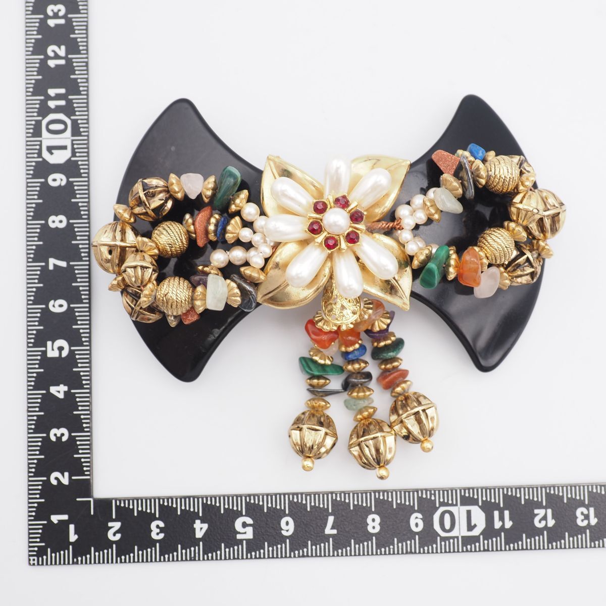 G193 Sun Violet Winny サンヴァイオレットウィニー DAIDO JAPAN SV刻印 ヘアピン クリップ ゴールド デザイン シルバー バレッタ 髪飾 DECORATOM_COM_BR