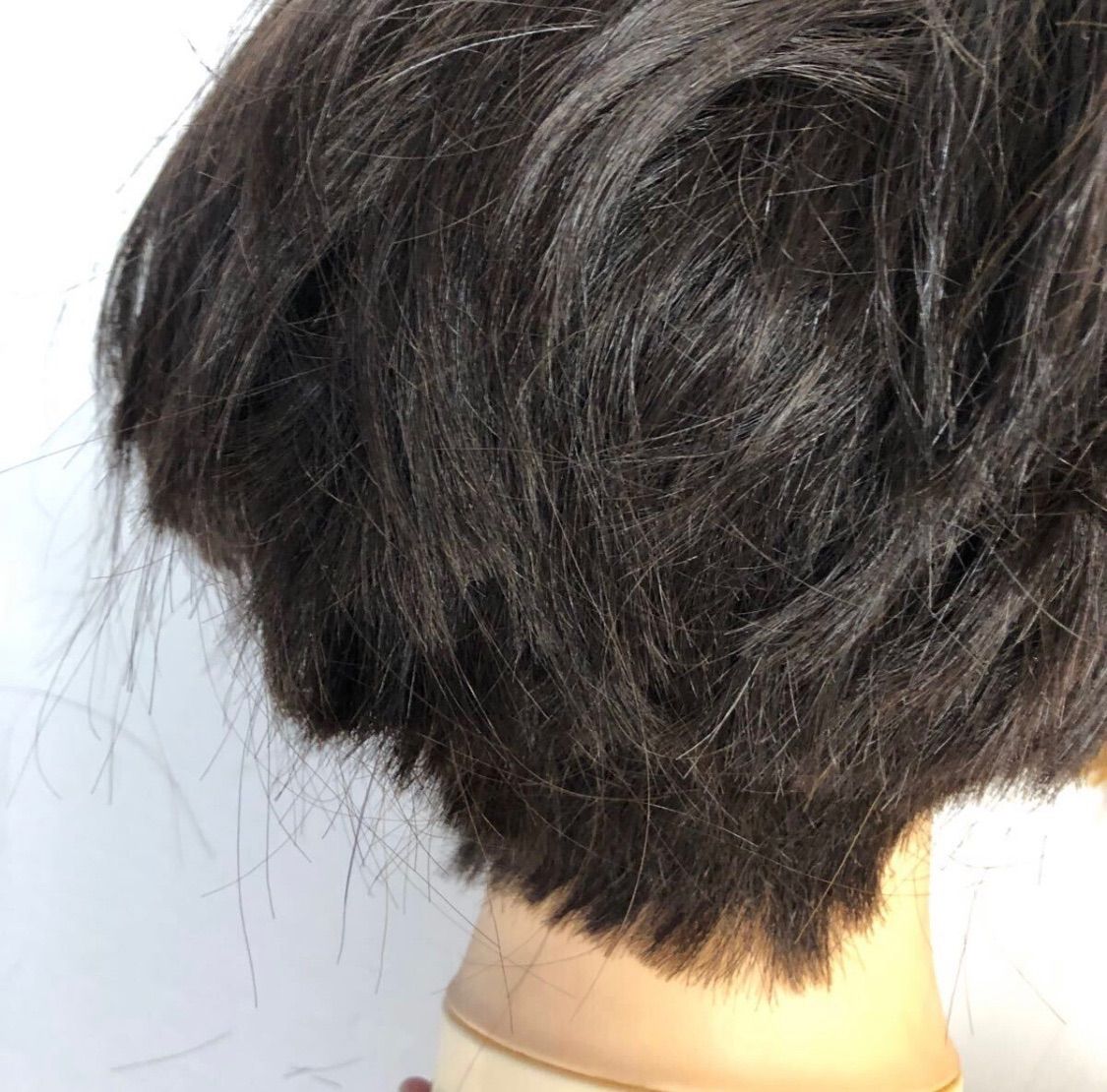 【新品 未使用】バラエティー カット ウィッグ マネキン ３台 カットウィッグ 3台 マネキン 美容師 練習 案山子 鳥よけ E-S