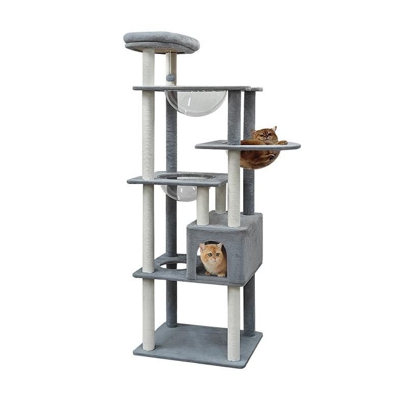 爪とぎボール コットン|麻縄支柱