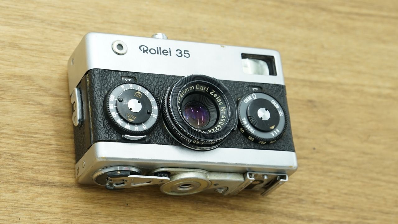 薄く有8571 美品 希少 S-Xenar Rollei 35 露出計OK