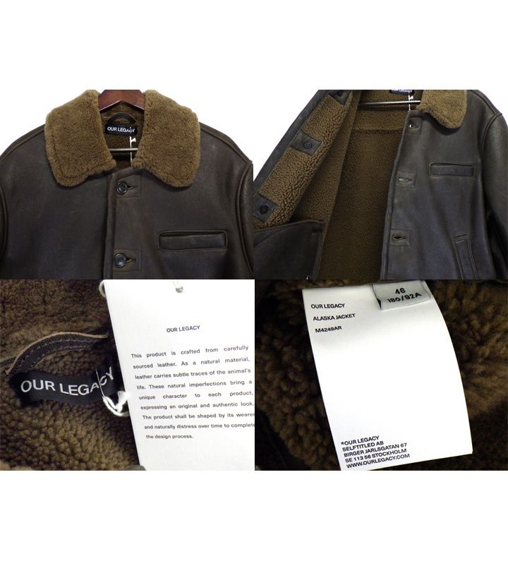 アワーレガシー OURLEGACY 【 M4249AR RUSTIC BROWN SHEARING ALASKA 