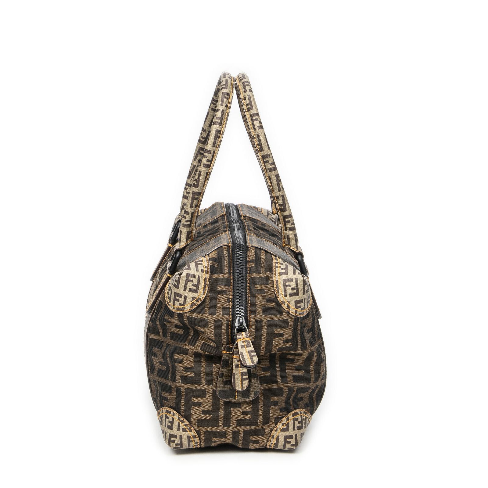 Mix Boston茶色ズッカキャンバスA