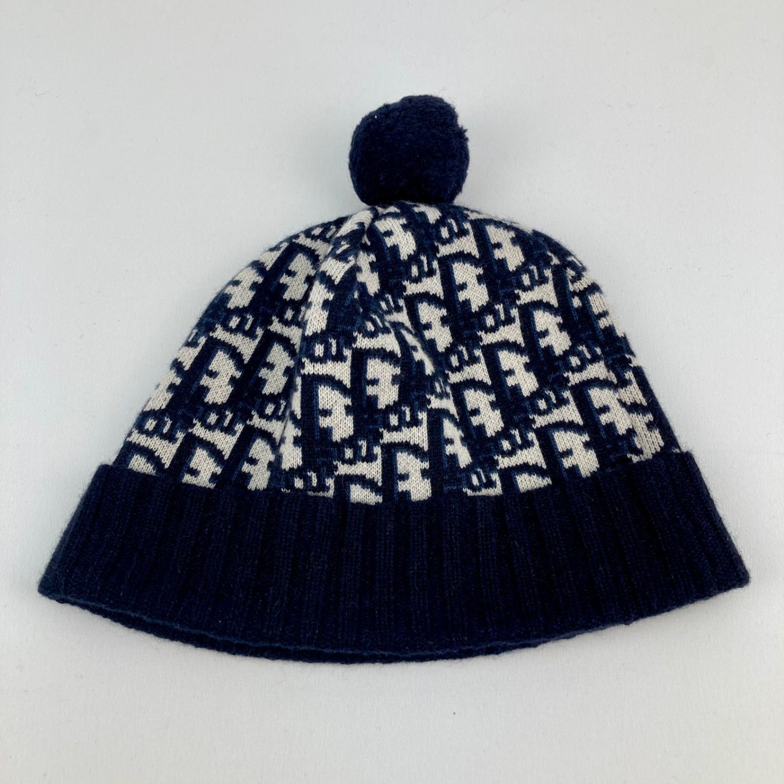 箱付き【極美品】Christian Dior ディオールポンポン ビーニー