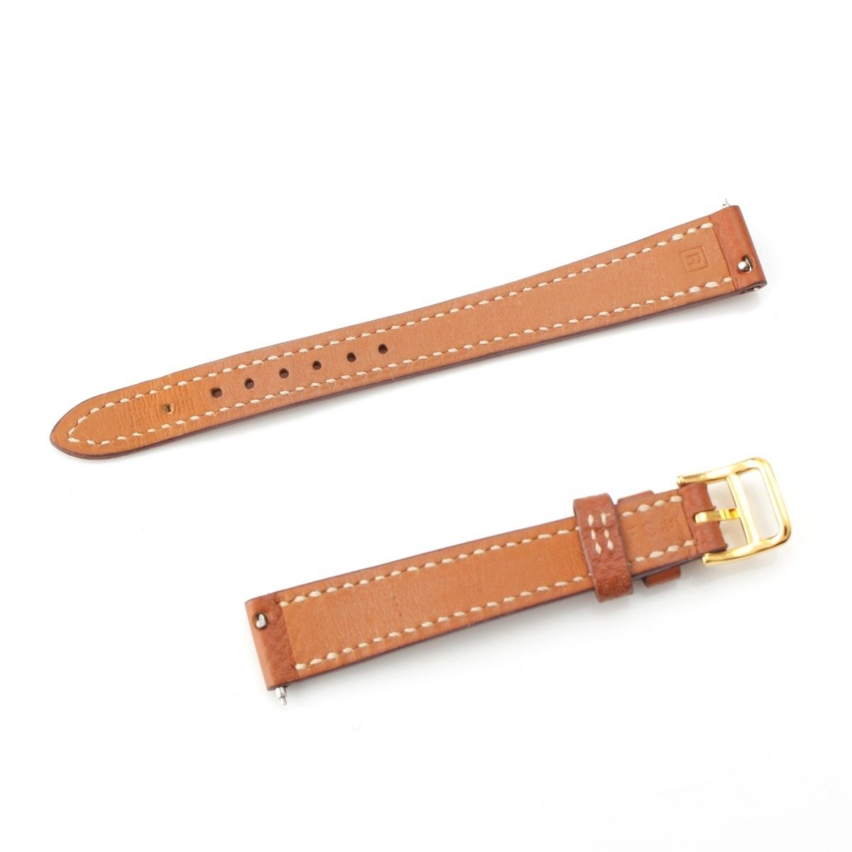 エルメス □R刻印 エプソン 腕時計 ウォッチ レザー ベルト ブラウン  