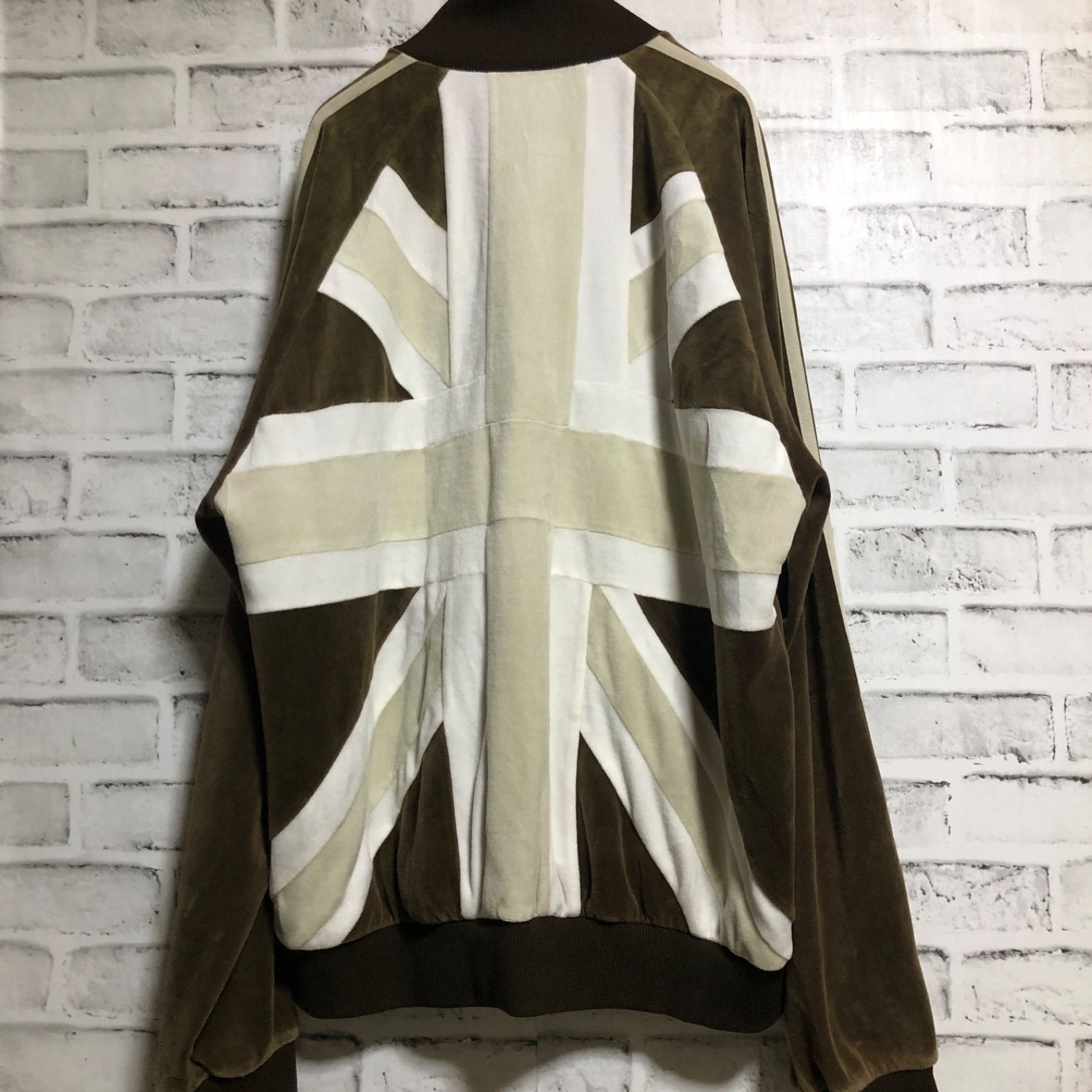 Fred Perry⭐️希少ユニオンジャック ブラウントラックジャケット 