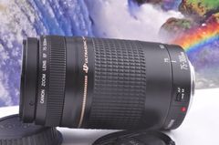 想い出を望遠で！Canon Zoom LENS EF75-300mm F4-5.6 USM ?イベントに大活躍 ！キヤノン 望遠レンズ Zoom LENS 交換レンズ 一眼カメラ EOS Kiss レンズフード