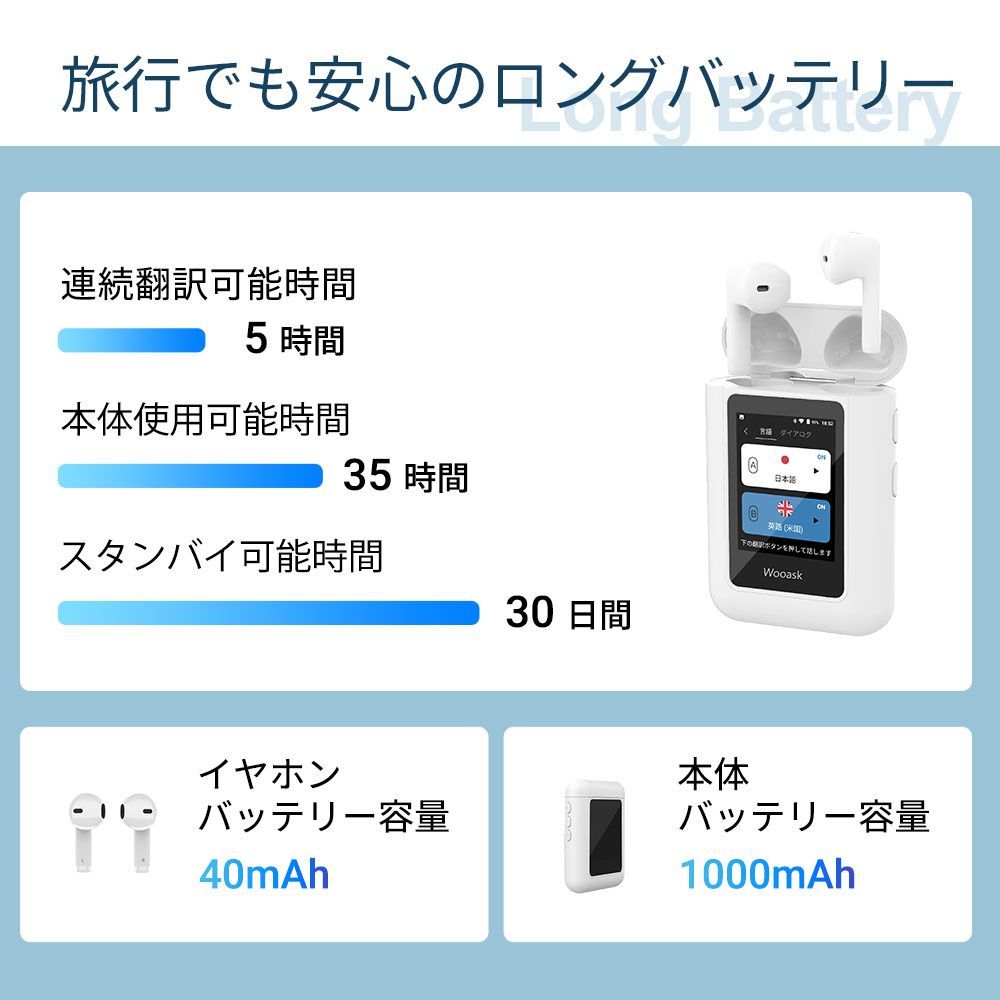 イヤホン翻訳機