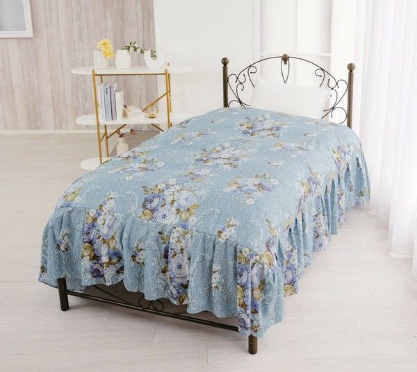 ♪フリル付き掛布団カバー 裏ボア毛布 ぽかぽか ダブル 掛け布団カバー 布団カバー