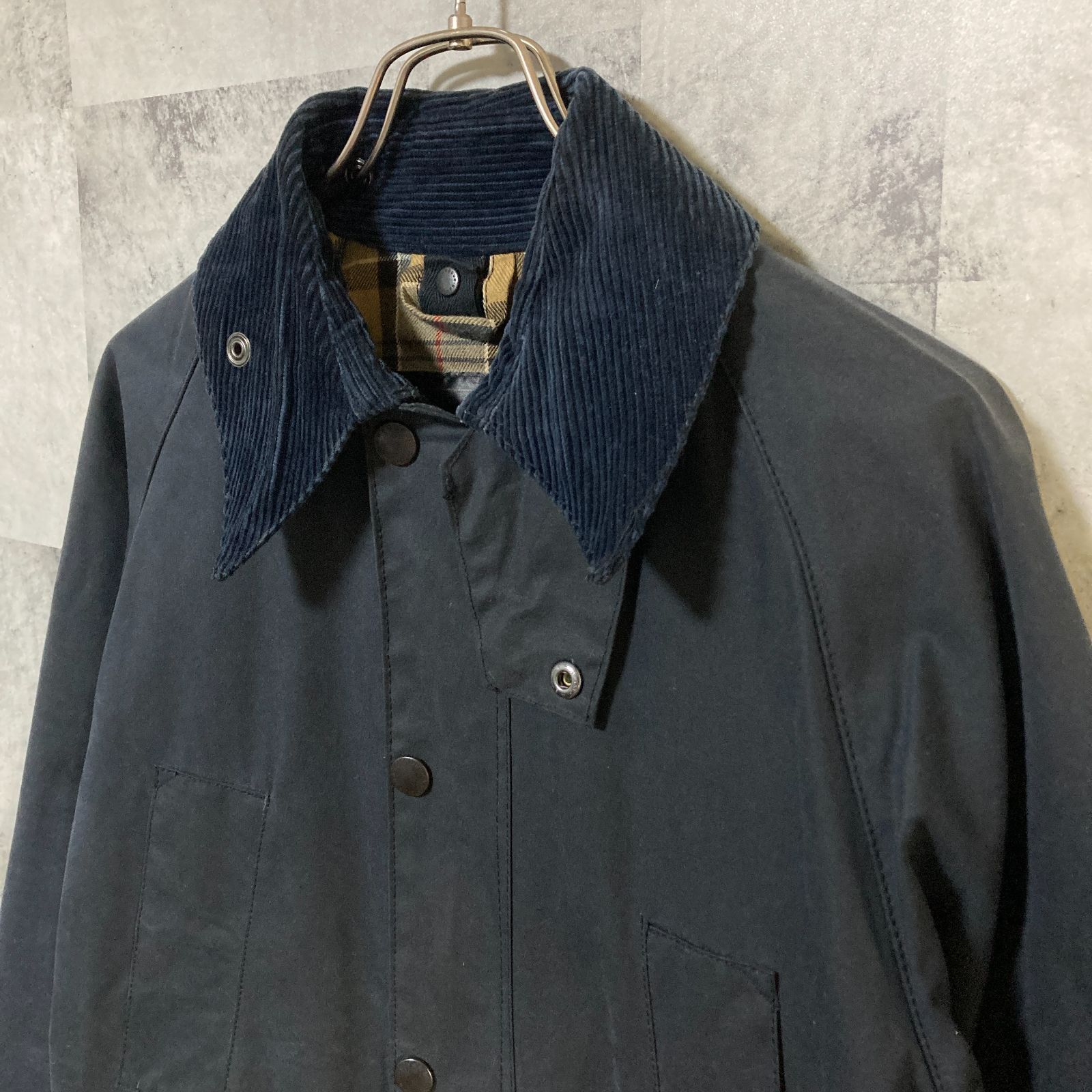 00s 英国製 Barbourバブアー BEDALE オイルドジャケット 黒36 00s 英国製 Barbourバブアー BEDALE オイルドジャケット 黒36
