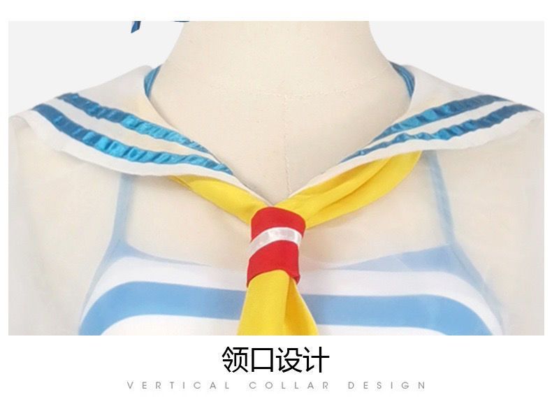 セーラー風 スク水風コスチューム