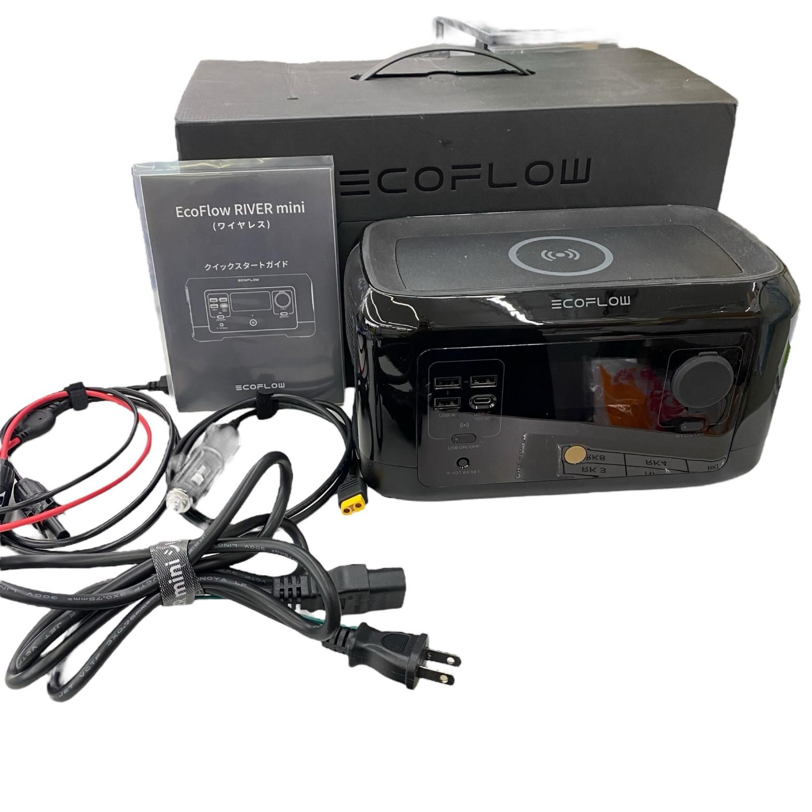 186000 現状品 ECOFLOW エコフロー RIVER mini ポータブル電源 RIVERminiW-JP EFR421