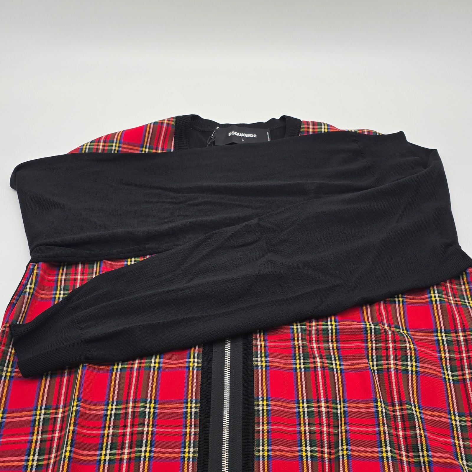 DSQUARED2 ディースクエアード S74HA0918 チェック ジップアップ