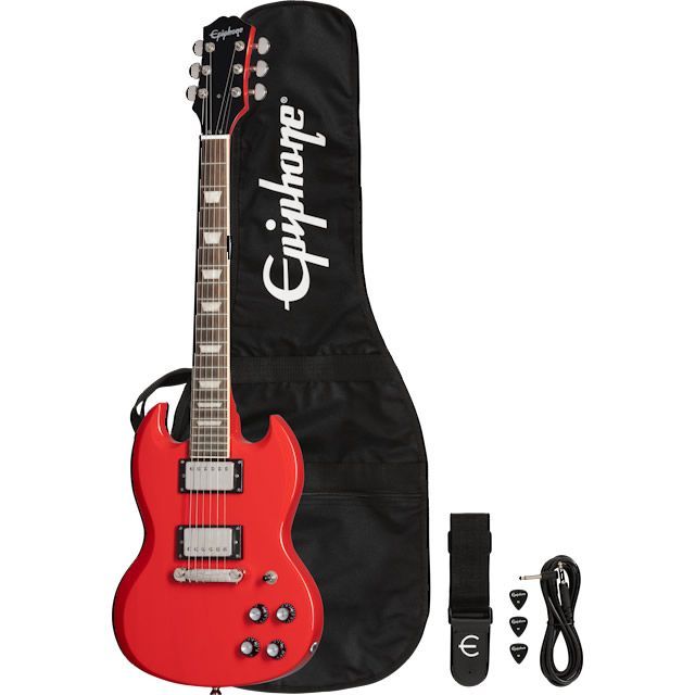 Epiphone SG PRO レッド ギター Epiphone SG Traditional Pro Electric Guitar Sparkling