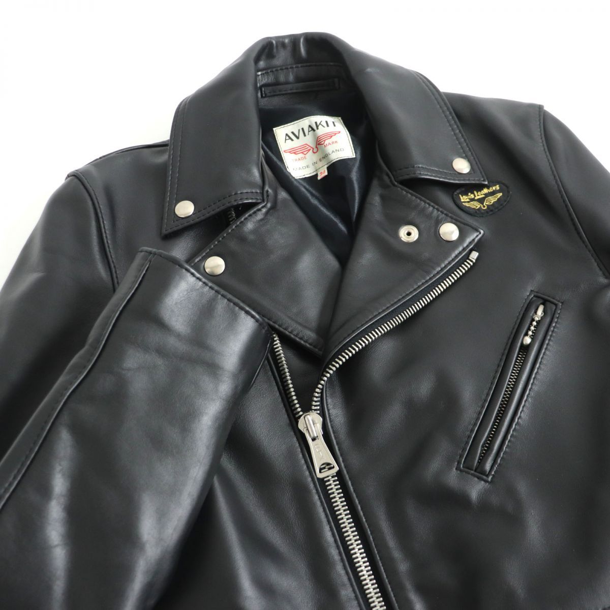 極美品✨ ルイスレザー サイクロン レザージャケット 34サイズ