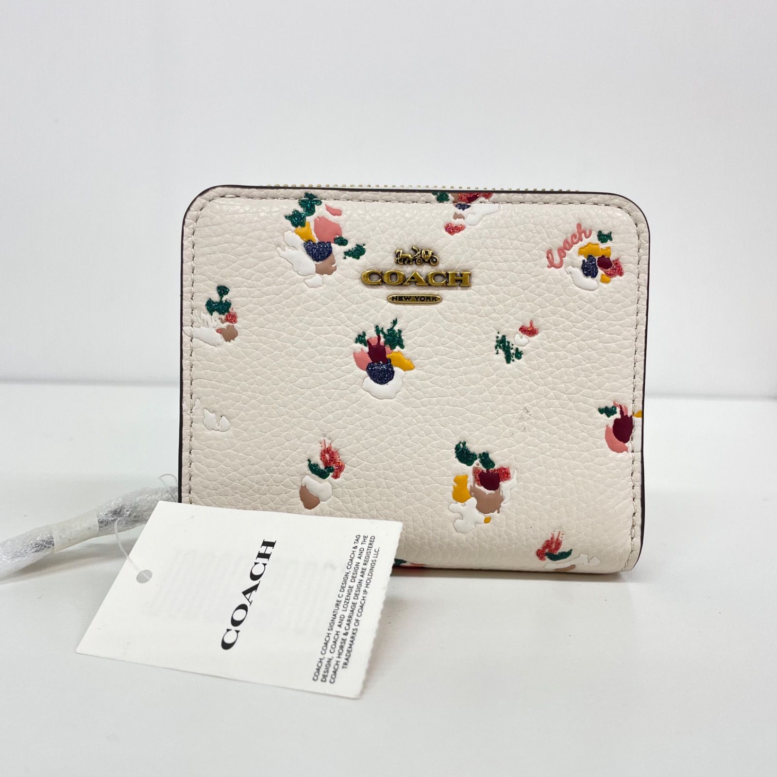 新品、未使用 COACH コーチ 長財布 財布 花柄 シグネチャー フローラル