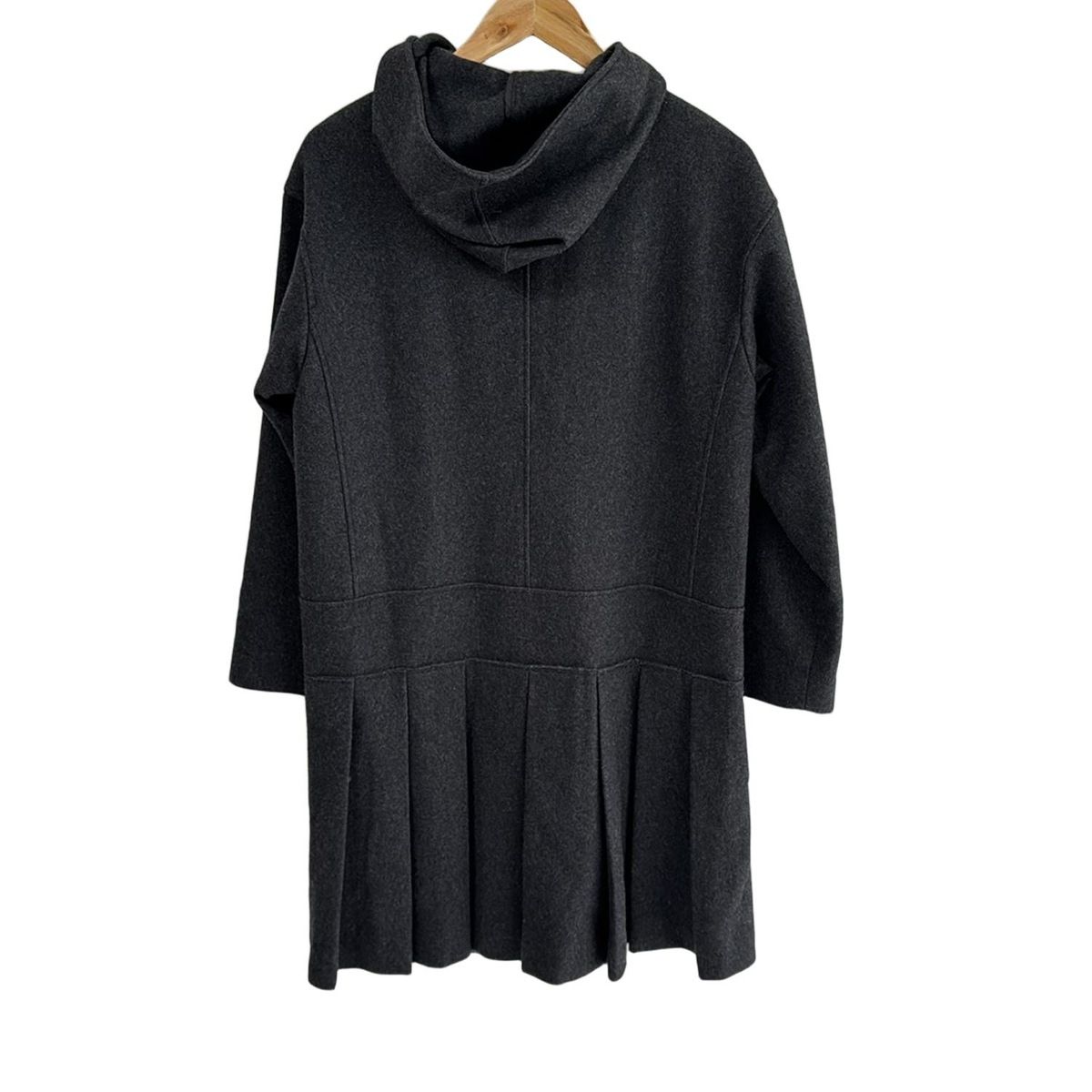 DKNY ダナキャラン ダッフルコート サイズ6 M レディース - ダークグレー 長袖 秋 冬