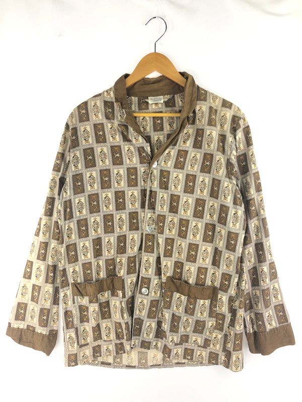 メンズ TOWN CRAFT タウンクラフト 60 s 60年代 L|S OPEN COLLAR SHIRT オープン シャツ 総柄 長袖シャツ 146-250313-hi-14-TAG