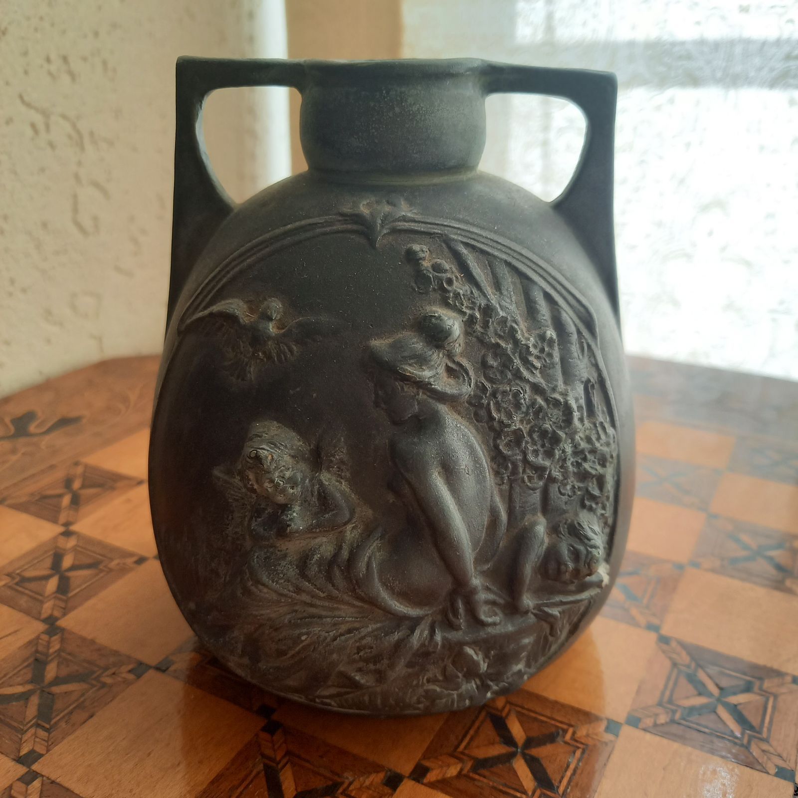 フランス アンティーク オブジェ感漂うアイアン製トリベット 鍋敷き