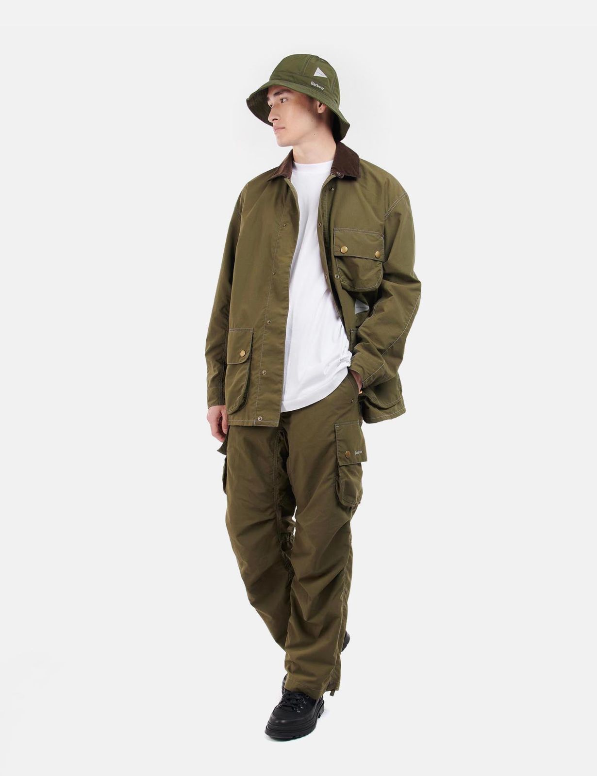 and wander × Barbour CORDURA カーゴパンツ