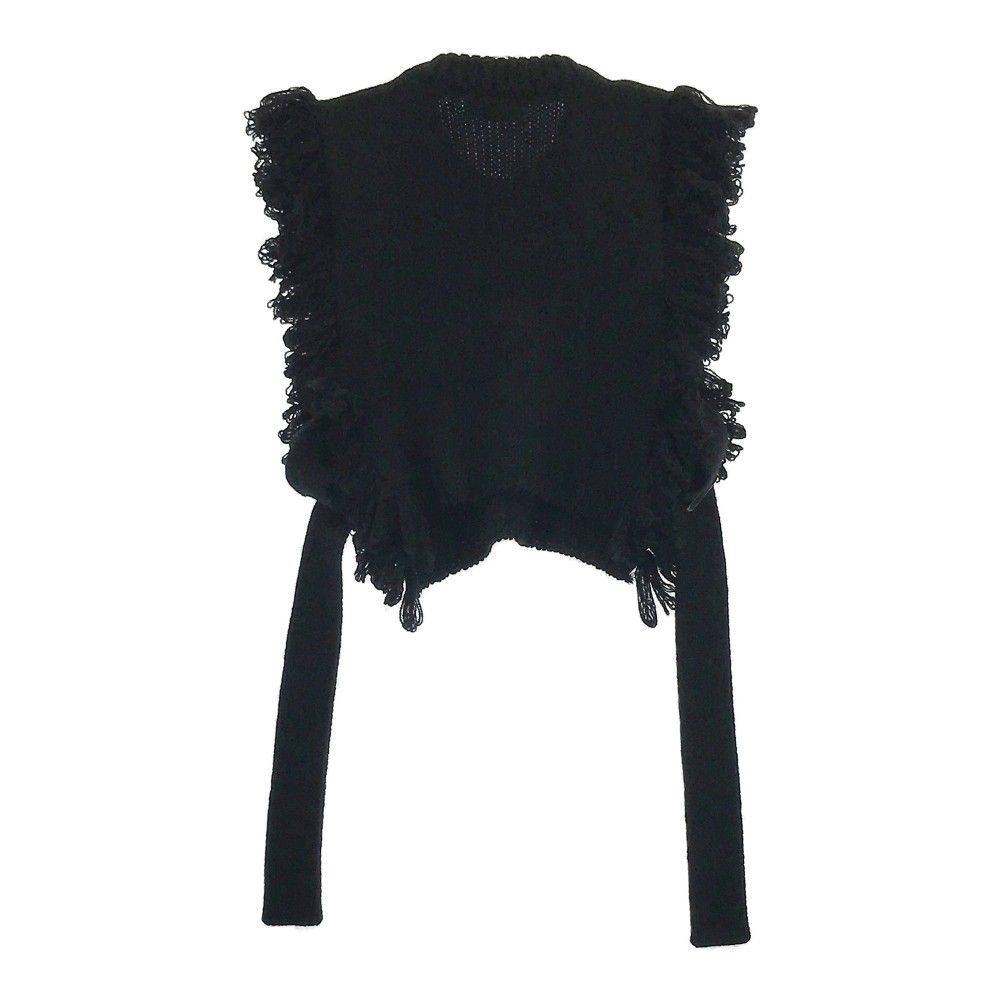 HYKE ハイク FRINGE SWEATER VEST フリンジセーターベスト HYKE ハイク FRINGE SWEATER VEST フリンジセーターベスト