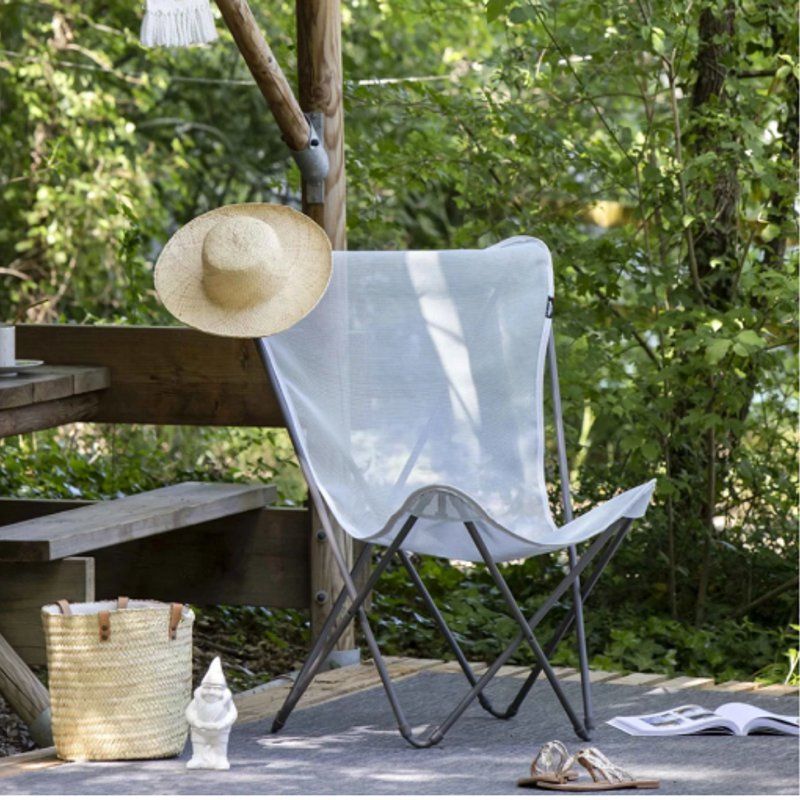 浜辺で最高　ラフマ　Lafuma  メッシュ　バタフライチェア　２脚セット 浜辺で最高ラフマLafuma メッシュバタフライチェア2脚セット