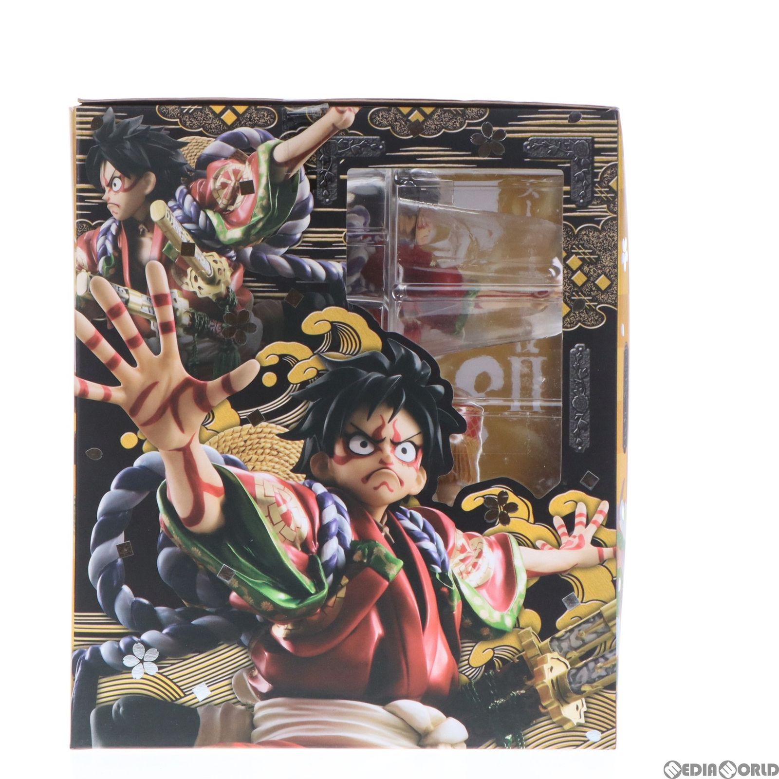 Edition - Portrait.Of.Pirates P.O.P ワンピース 『KABUKI EDITION』 モンキー・D・ルフィ ONE PIECE(ワンピース) 1/8 完成品 フィギュア オンラインショップ限定 メガハウス Portrait.Of.Pirates P.O.P ワンピース 『KABUKI EDITION