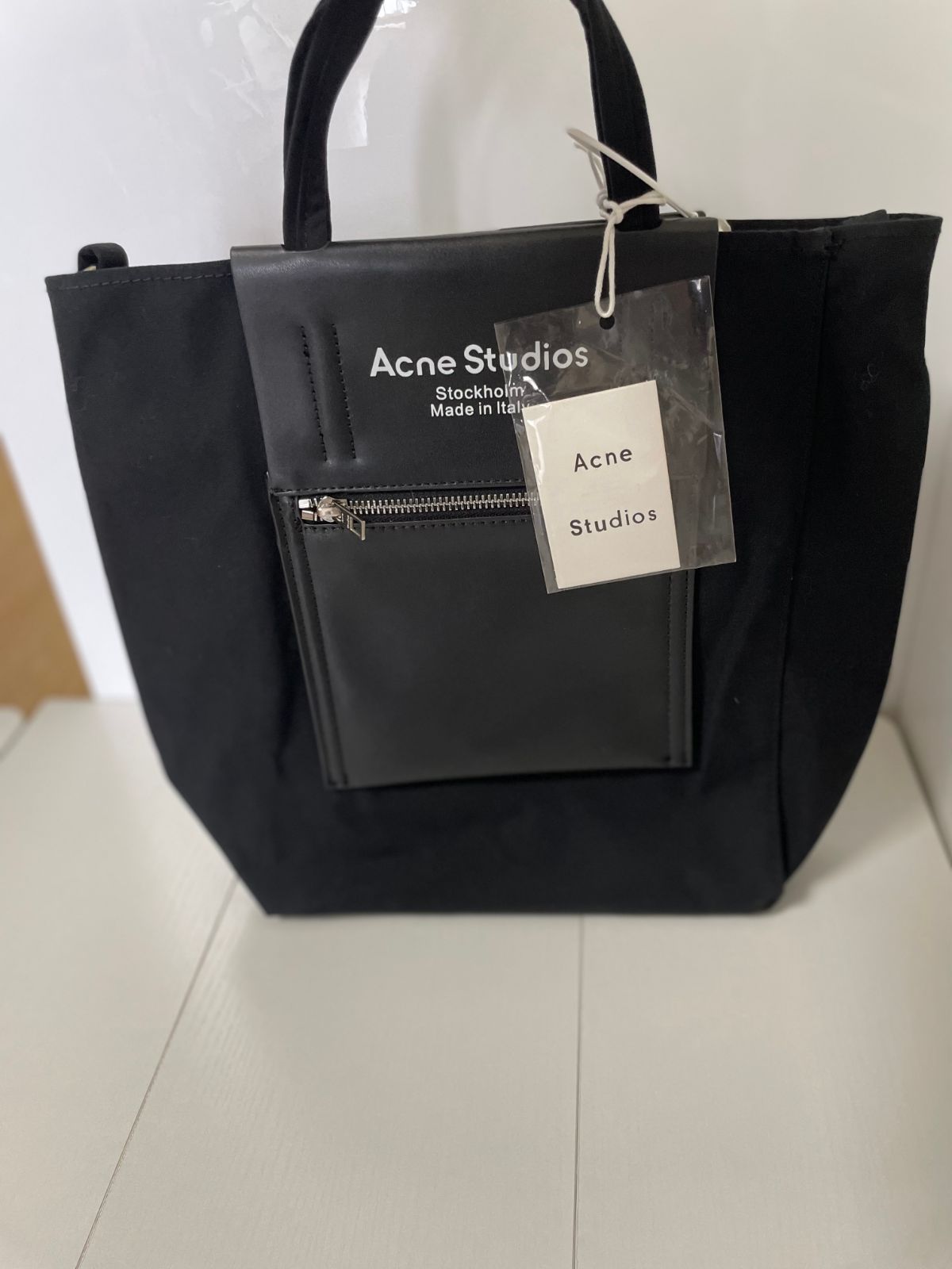 Acne Studios 黒 トートバッグ