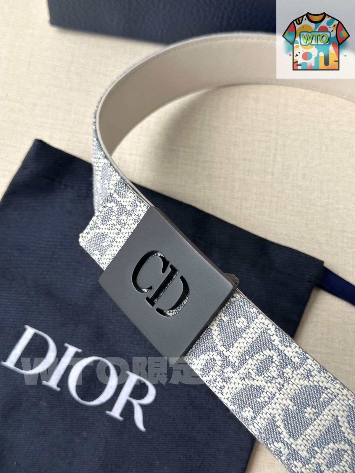 Dior Montaigne リバーシブルベルト DIOR】30 MONTAIGNE リバーシブルベルト (Dior/ベルト