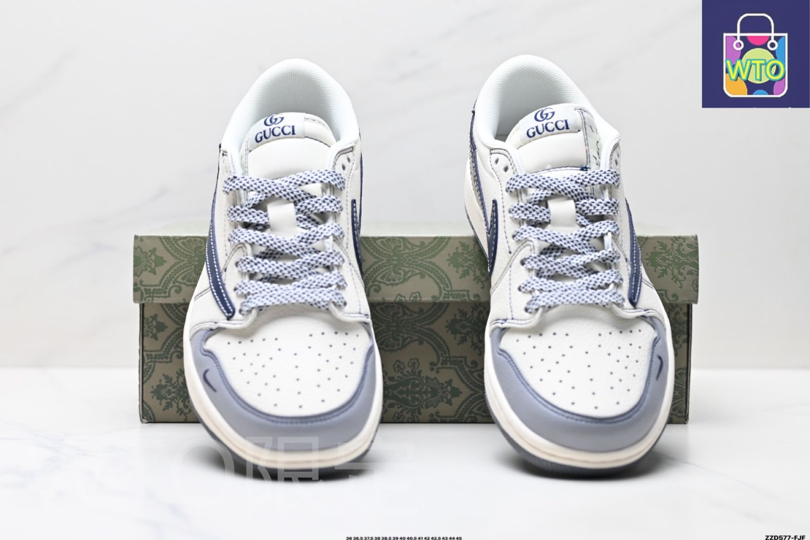 Nike Air Jordan 1 x Travis Scott AJ1 逆フック 'DIY