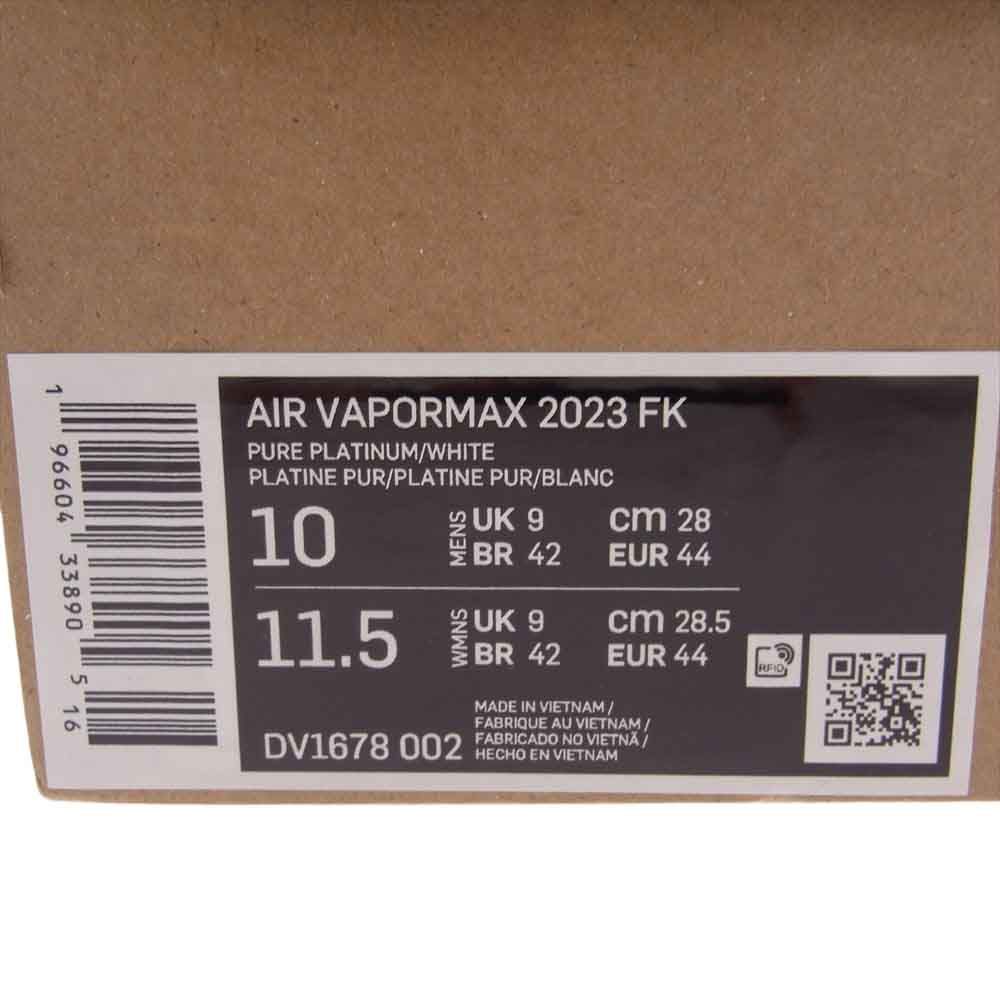 NIKE ナイキ スニーカー DV1678-002 AIR VAPORMAX 2023 FK PURE