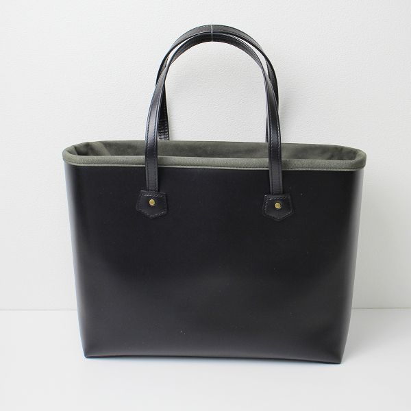 美品 ARTS&SCIENCE アーツ＆サイエンス Boxbag boxcalf black 巾着付