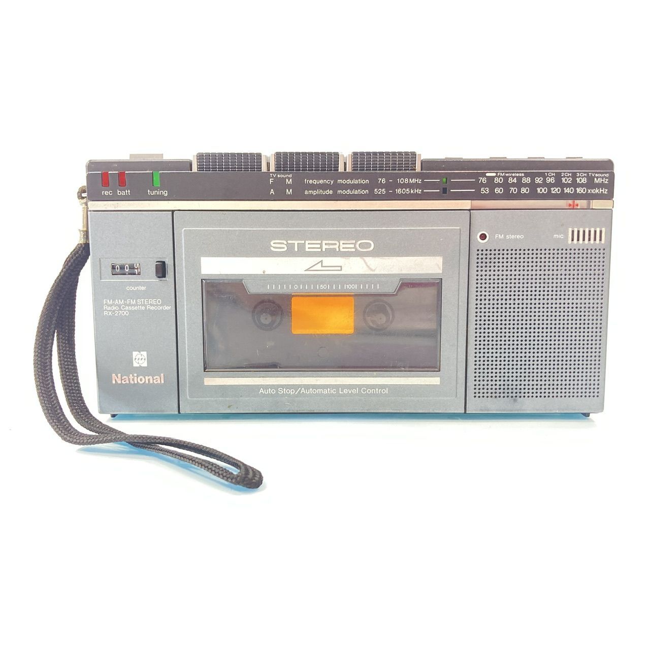 National ナショナル ステレオラジオカセットレコーダー RX-2700