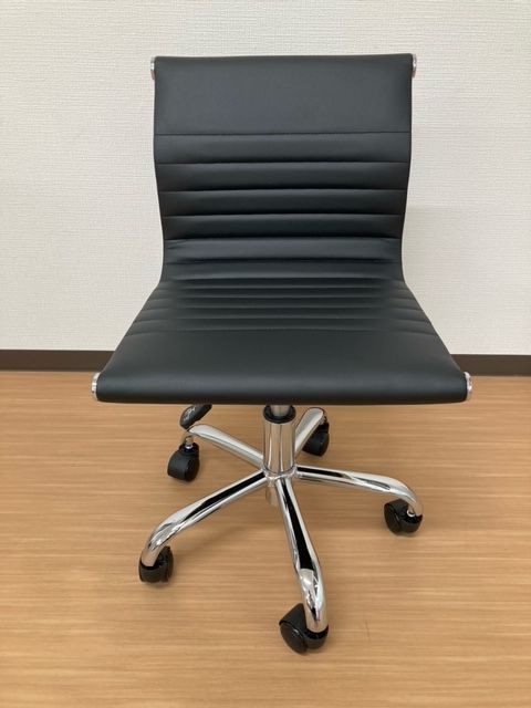 PU革チェアー イームズ 肘掛け無し アルミナム 送料無料 シオン リプロダクト ミドルバック イームズチェアー パソコンチェアーPCチェアー テレワーク 学習 在宅