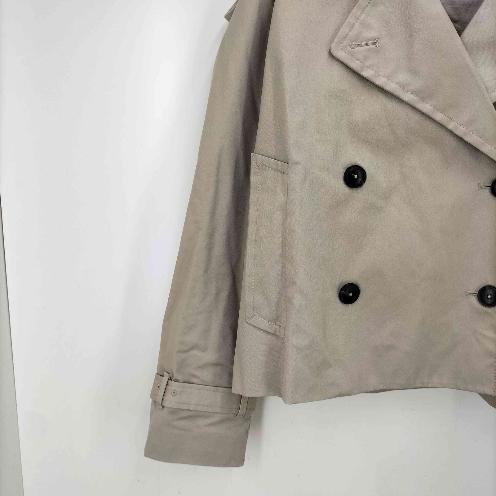 ZARA トレンチコート　新作　XS ザラ ZARA ハーフトレンチコート レディース import：XS - メルカリ