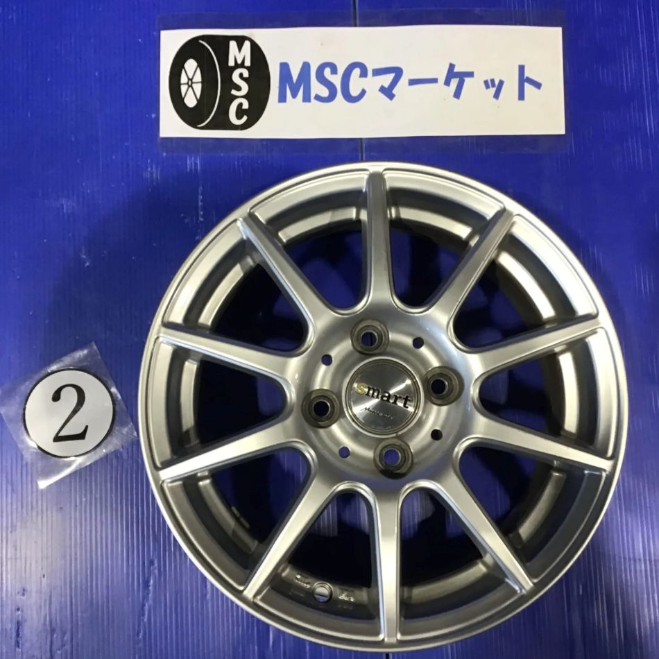 中古】 14インチ アルミホイール マルカサービス MANARAYSPORT Smart