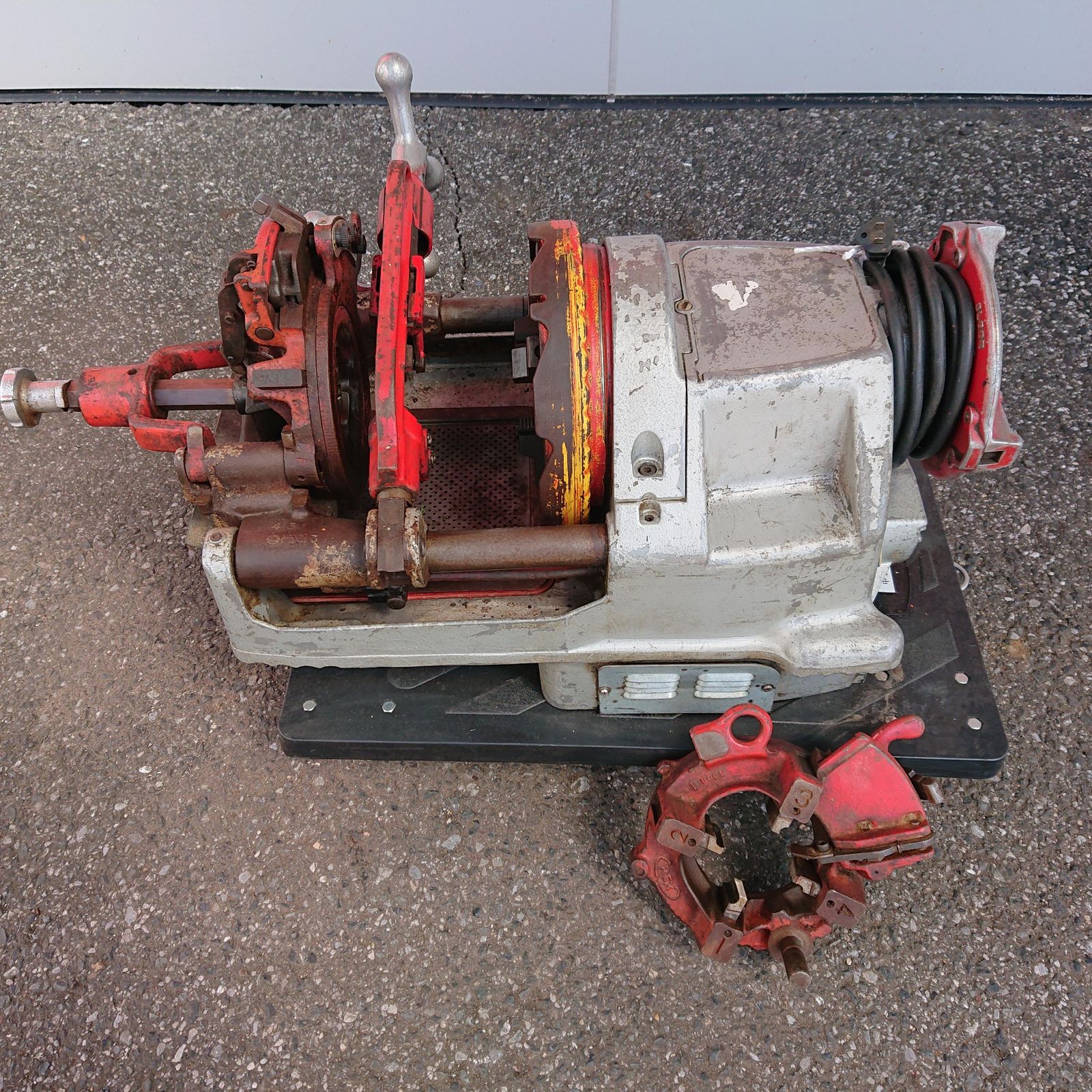 店頭引取 REX N80AⅢ ねじ切り機 ダイヘッド付き 1557