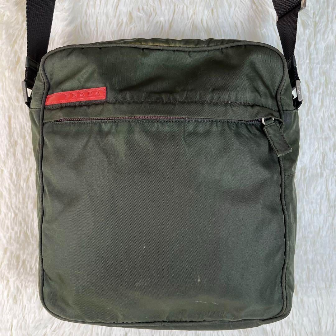 PRADA SPORTS ボディバッグ ショルダー カーキ ナイロン アーカイブ PRADA SPORT ショルダーバッグ カーキ ナイロン - メルカリ