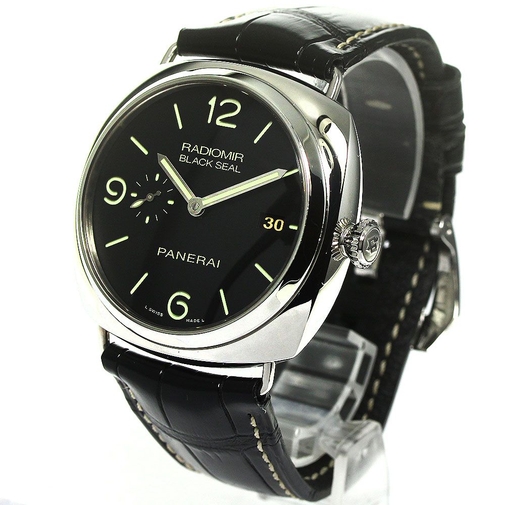 パネライ PANERAI PAM00388 ラジオミール ブラックシール デイト 自動巻き メンズ良品_795685 - メルカリ