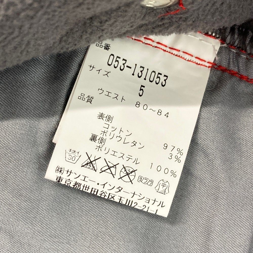 サイズ：5 PEARLY GATES パーリーゲイツ  裏起毛 ストレッチパンツ  レッド系 [240101431328] ゴルフウェア メンズ ストスト サイズ：5 PEARLY GATES パーリーゲイツ 裏起毛 ストレッチ