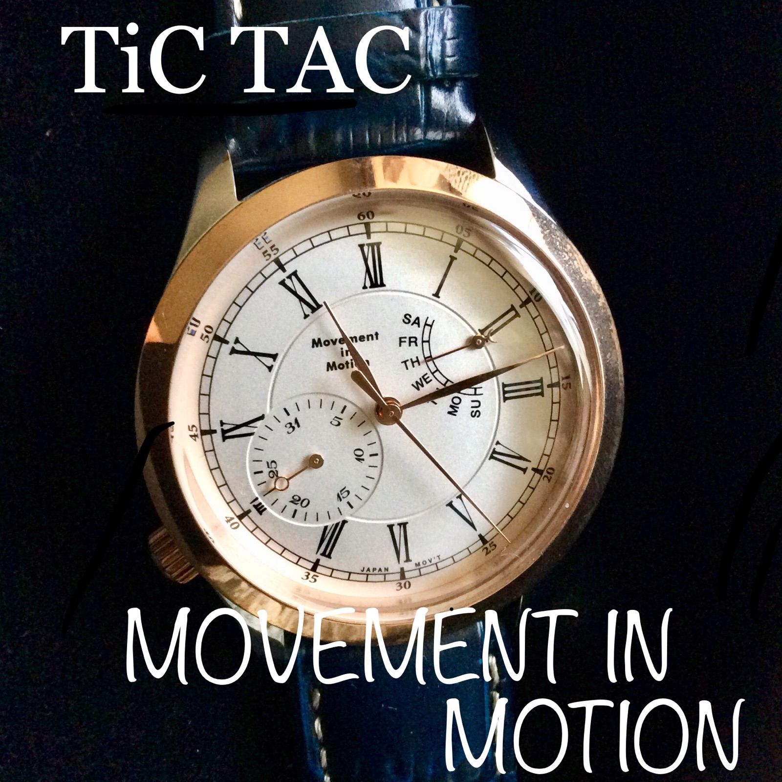 新品movement in motion メンズ腕時計TICTACレトログラード - メルカリ