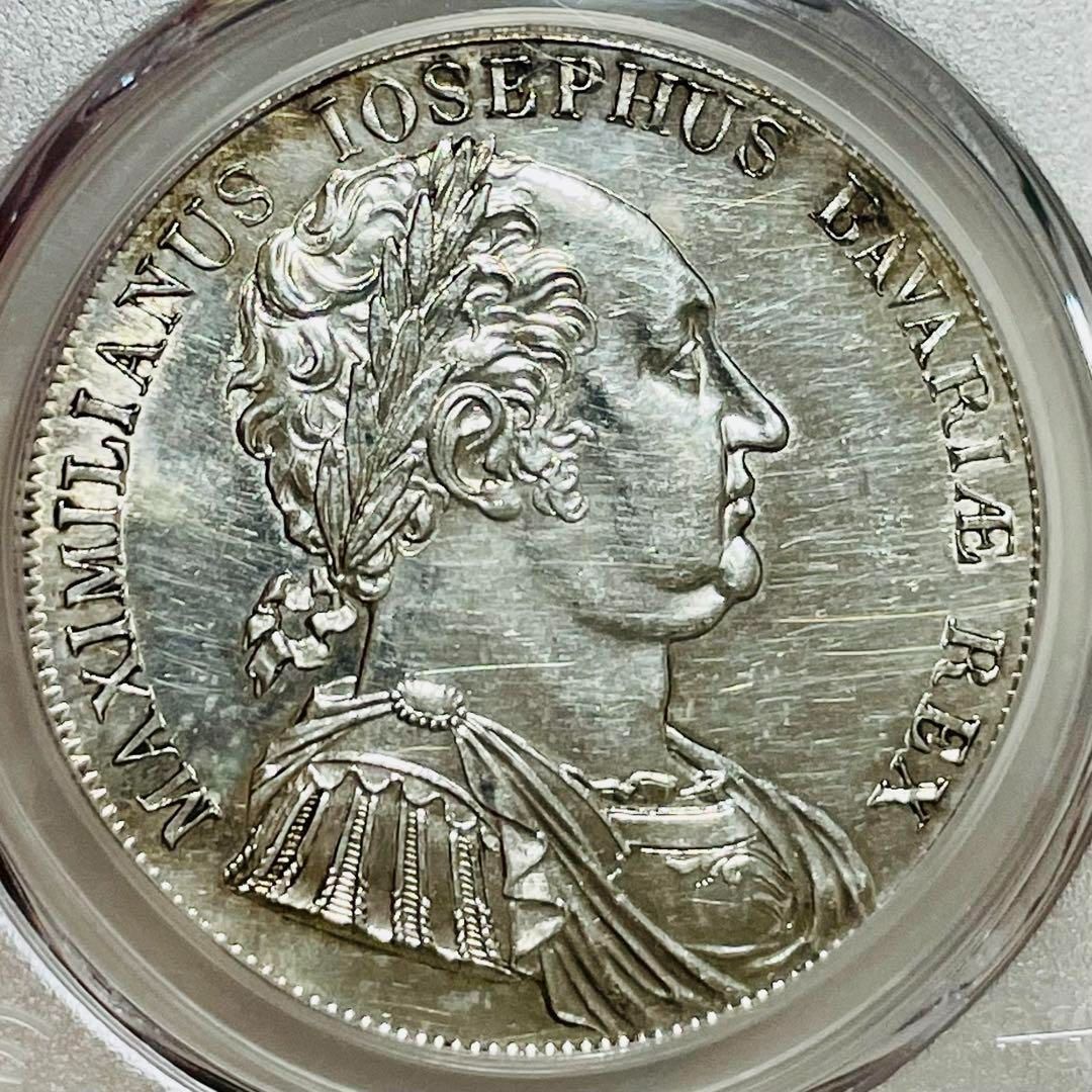バイエルン 1818 ターラー大型銀貨 ドイツ PCGS UNC Details バイエルン 1818 ターラー大型銀貨 ドイツ PCGS UNC Details