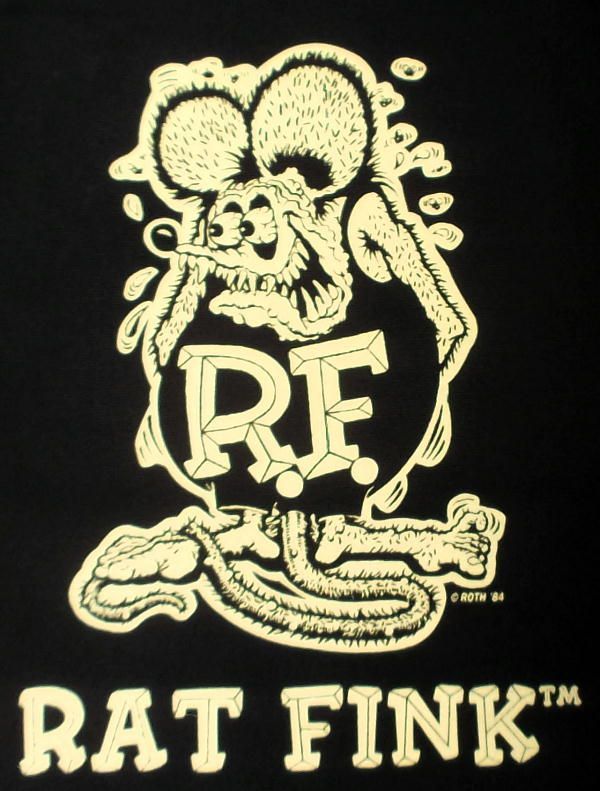ラット フィンク トートバッグ 黒 RAT FINK 正規品