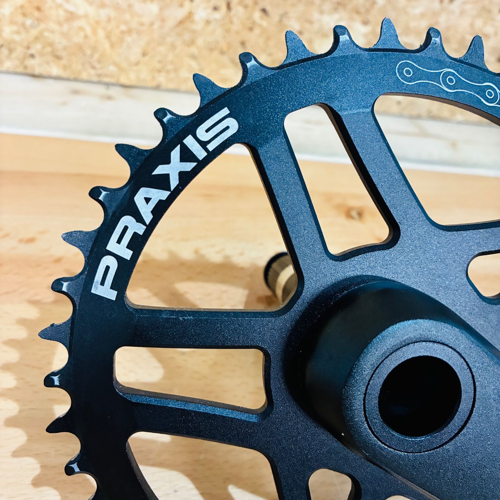 クランクセット　希少　165mm 良品】 ワンバイエス 165mm 44T 11S プラクシスワークス