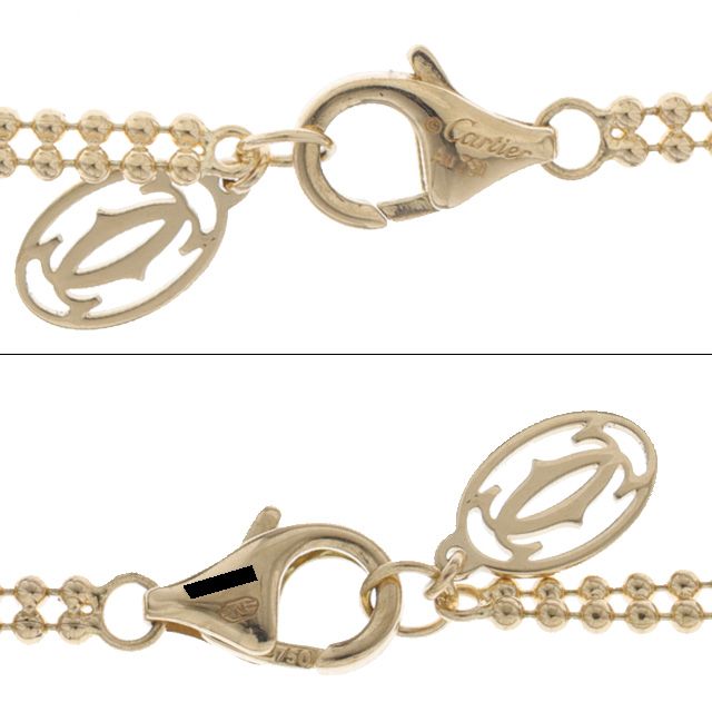 新品仕上げ済）カルティエ CARTIER トリニティ ダイヤ ネックレス  