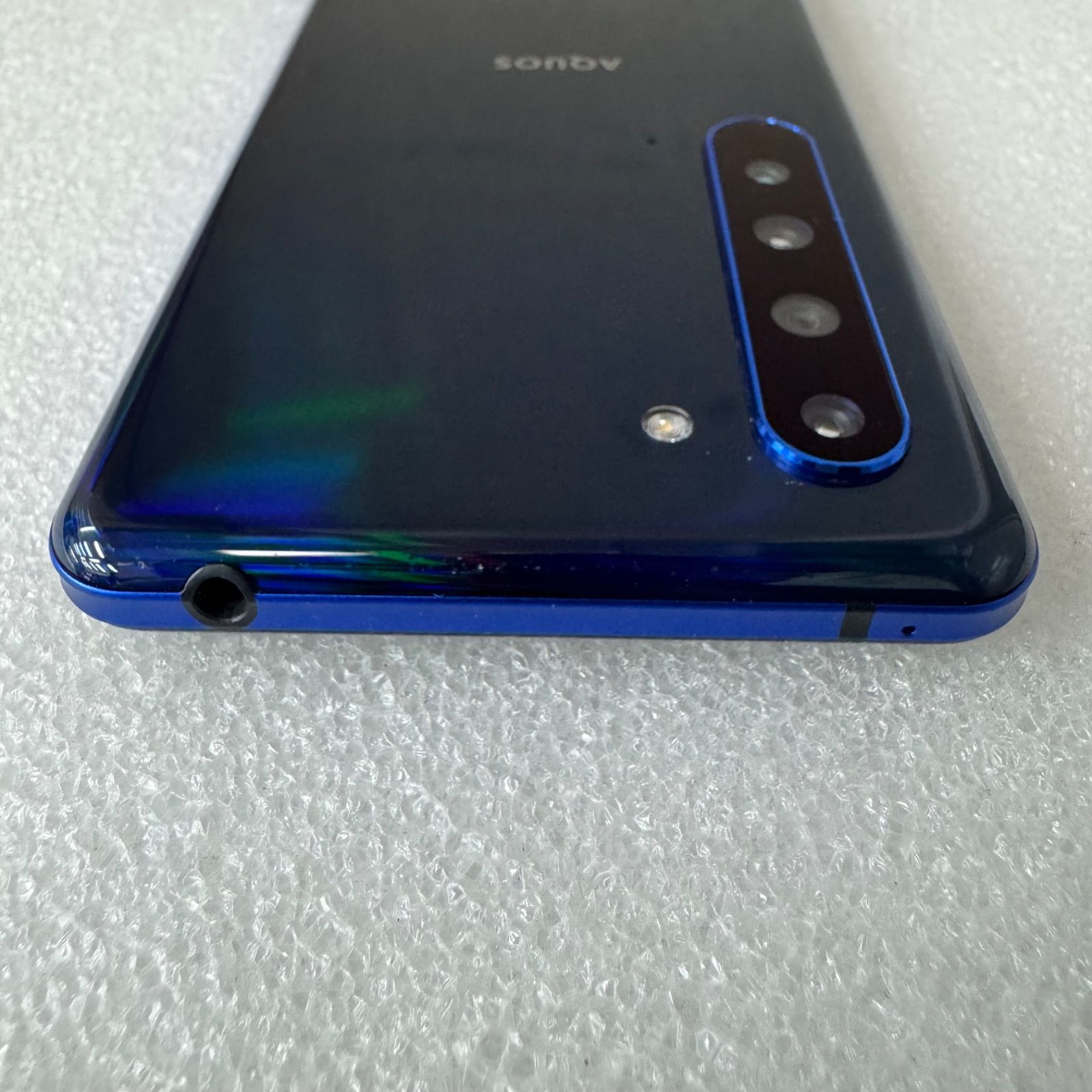 ☆simフリー☆SHARP AQUOS R5G SH-RM14 アースブルー ① SHARP AQUOS R5G IGZO 8K 5G ANDROID PHONE UNLOCKED JAPAN