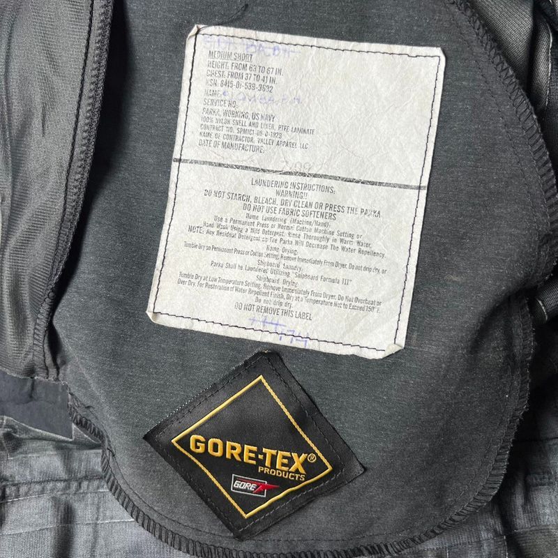 00s 08年製 US NAVY 米軍実物 デジタルカモ TYPE1 迷彩 ゴアテックス 