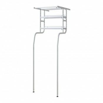 弘益 KOEKI UTILITY 立て掛け洗濯機ラック スチールラック ホワイト TKR5718WH