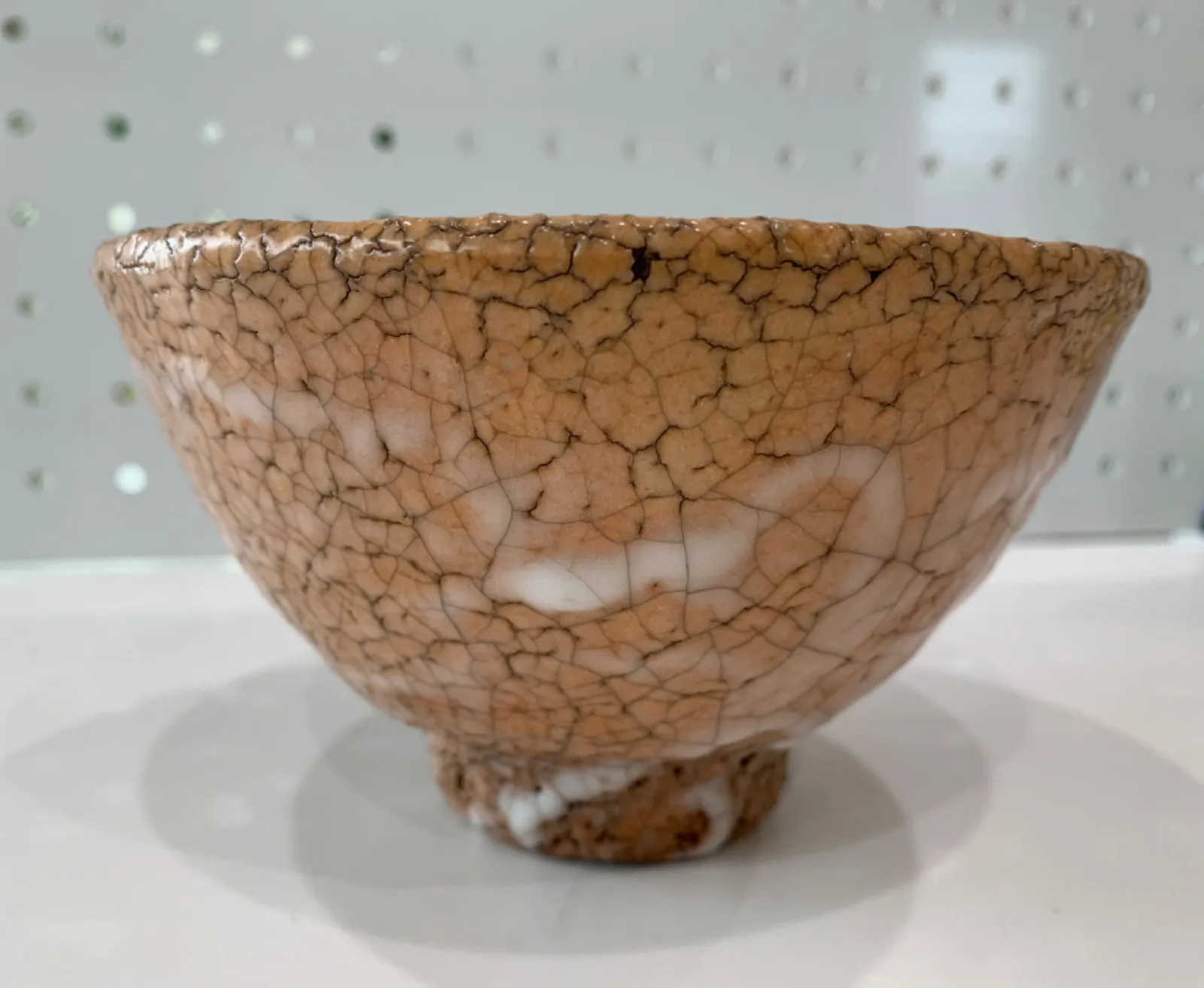 B11）萩焼 渋谷泥詩 割高台鬼萩茶碗 茶道具 抹茶碗