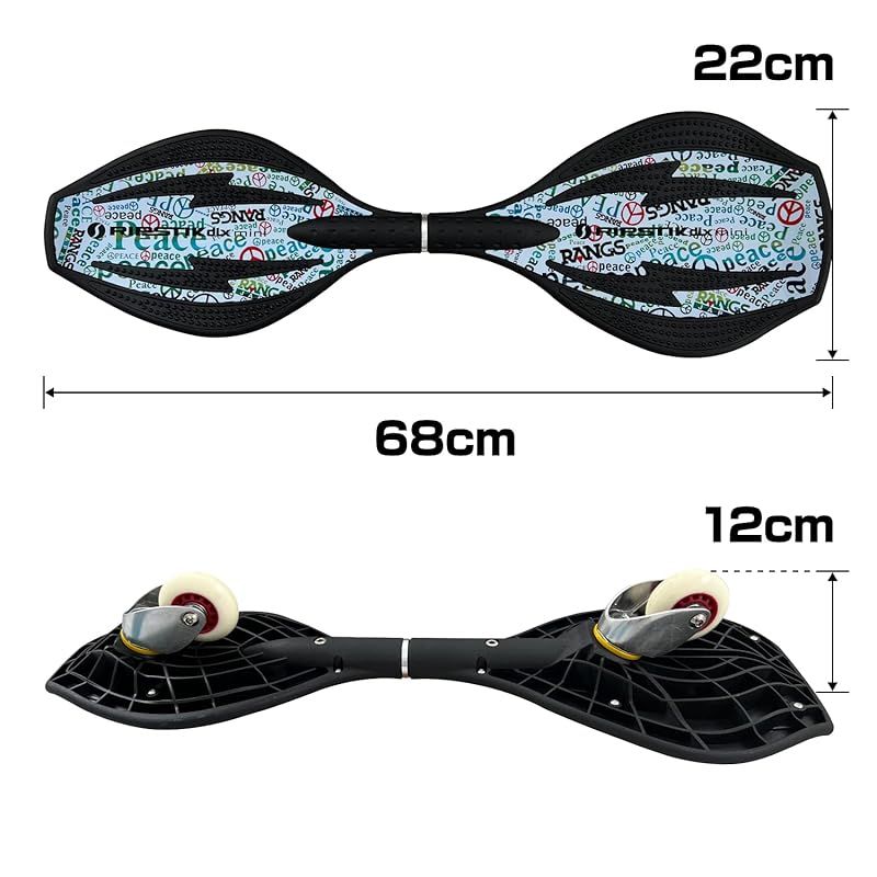  ラングスジャパン RANGS リップスティック ミニ ピース キャスターボード 1 ボード ウェイクボード